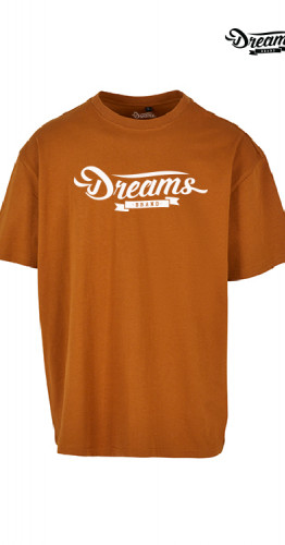 ​Unisex hnedé tričko s krátkym rukávom Dreams Tofiffe
