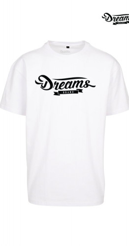 ​Unisex biele tričko s krátkym rukávom Dreams White