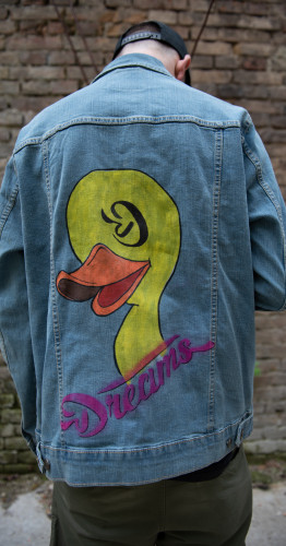 HANDMADE JACKET WITH PAINTING A3