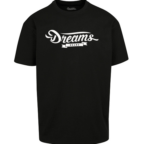 Unisex čierne tričko Dreams Black