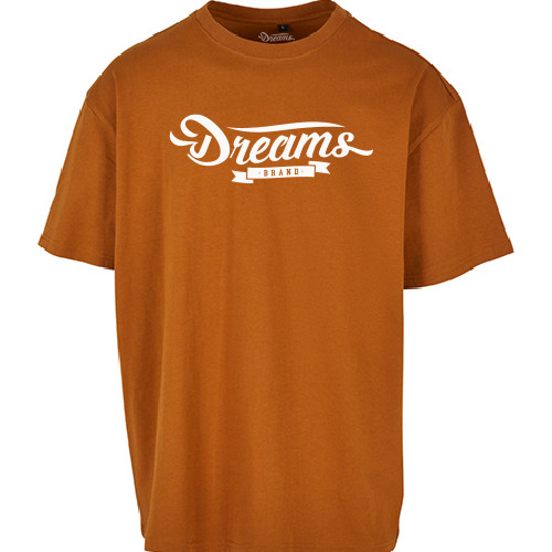 ​Unisex hnedé tričko s krátkym rukávom Dreams Tofiffe